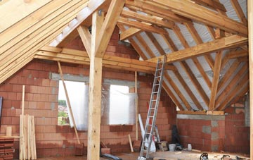 Westmoor End attic trusses